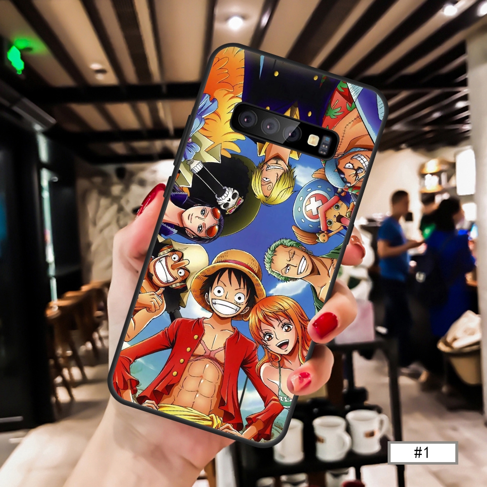Ốp điện thoại mềm in họa tiết One Piece cho Samsung M10 M20 J4+ J6+ S8 S9 Note8 Note9 S8 Plus S9 Plus