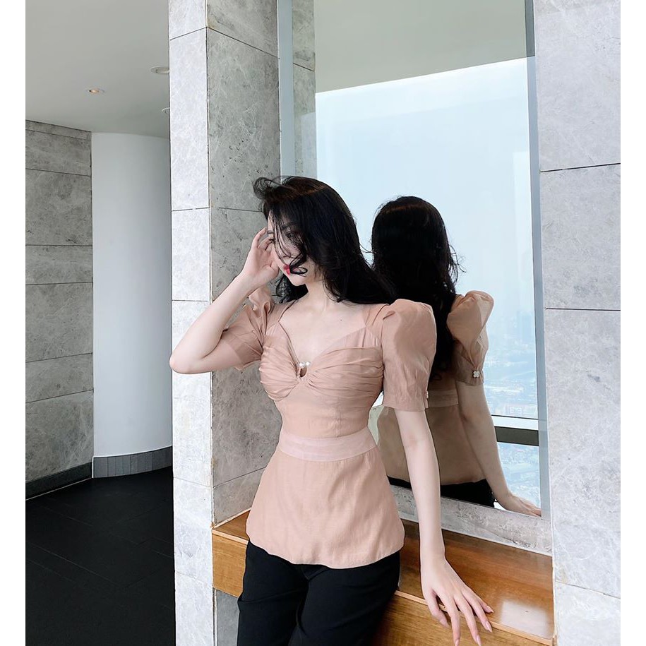 áo tơ cao cấp 💖Thích Tone Nâu nên iu ai cũng đậm sâu💖