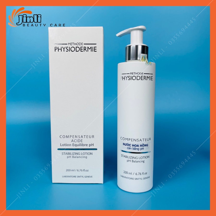 - TONER - Nước hoa hồng cân bằng pH, se khít chân lông Physiodermie Stabilizing Lotion 200ml