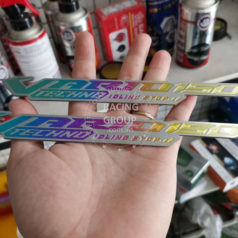 Tem titan dán hông Winner X, Winner, Exiter 150, Vario, Satria, Sonic, AB, SH trang trí xe máy