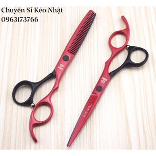 Kéo cắt tóc Nhật Bản cao cấp Joewell MS08 [Mua bộ kéo tặng kèm ví da]