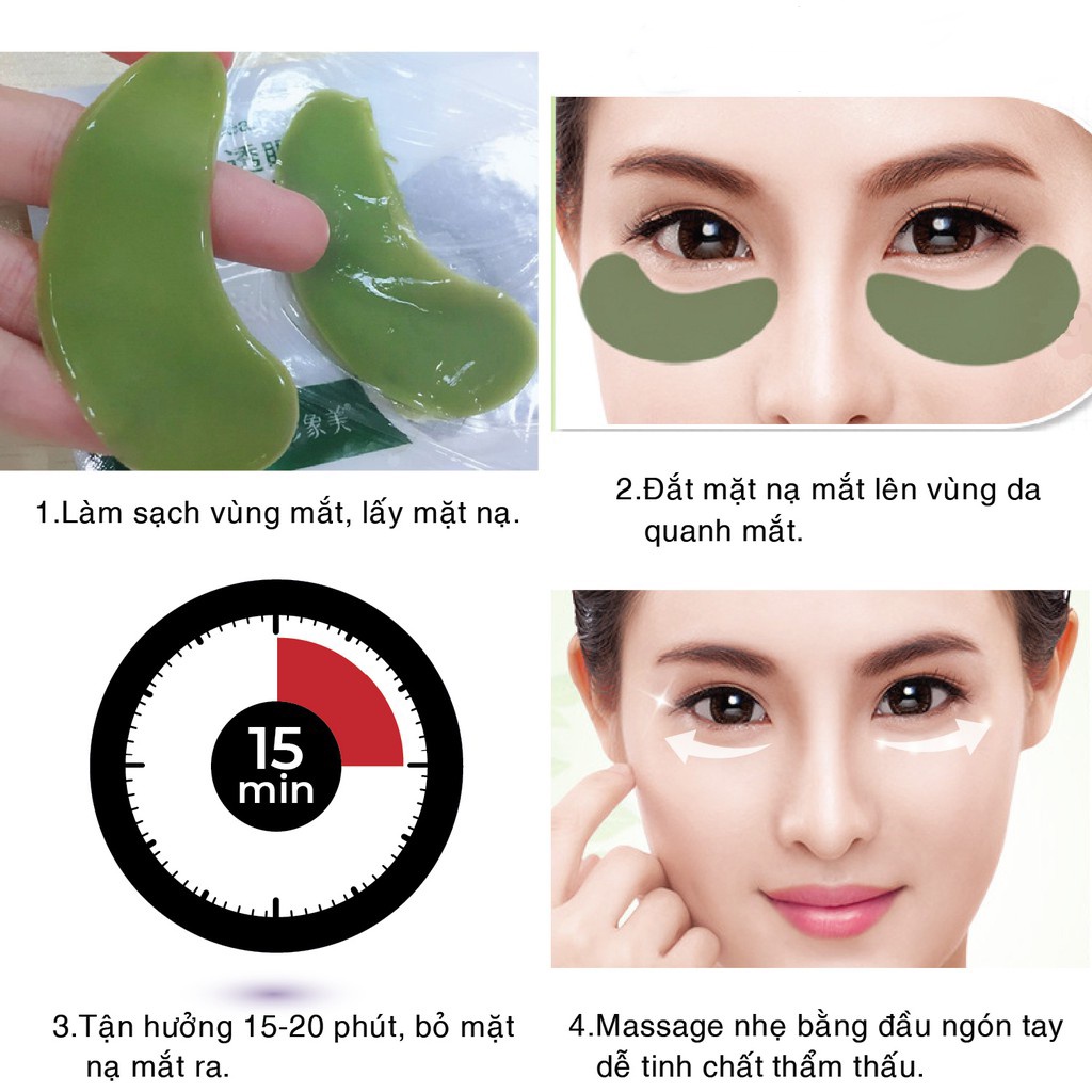 Mặt Nạ Dưỡng Da Mắt Giảm Quầng Thâm Cung Cấp Collagen Images NM03