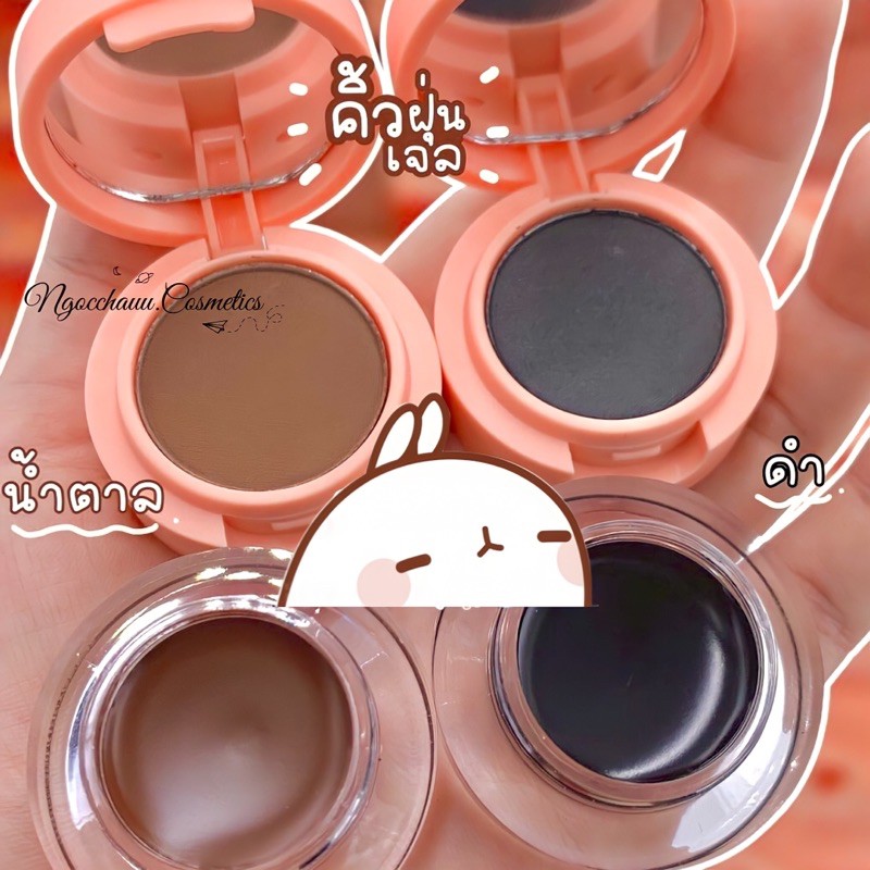 BỘT TÁN MÀY & GEL KẺ MẮT 2in1 PEACH | BigBuy360 - bigbuy360.vn