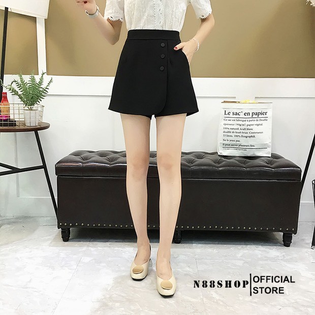 Quần váy-Chân váy-phối cúc GIẢ VÁY TIỆN LỢI DÁNG XINH CHẤT TUYẾT MƯA FORM ĐẸP THOẢI MÁI KHI MẶC | BigBuy360 - bigbuy360.vn