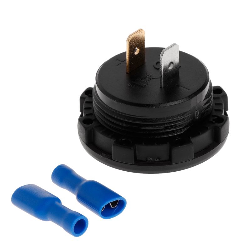 Vôn kế kỹ thuật số có đèn led cho xe hơi / mô tô DC 12V