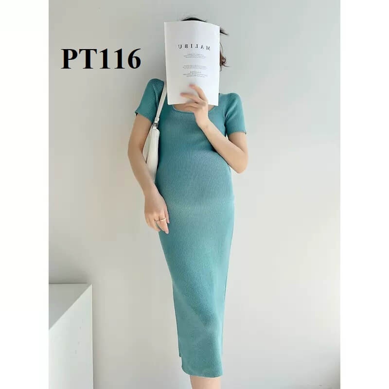 Đầm body len  CC dáng dài siêu xinh  -PT116