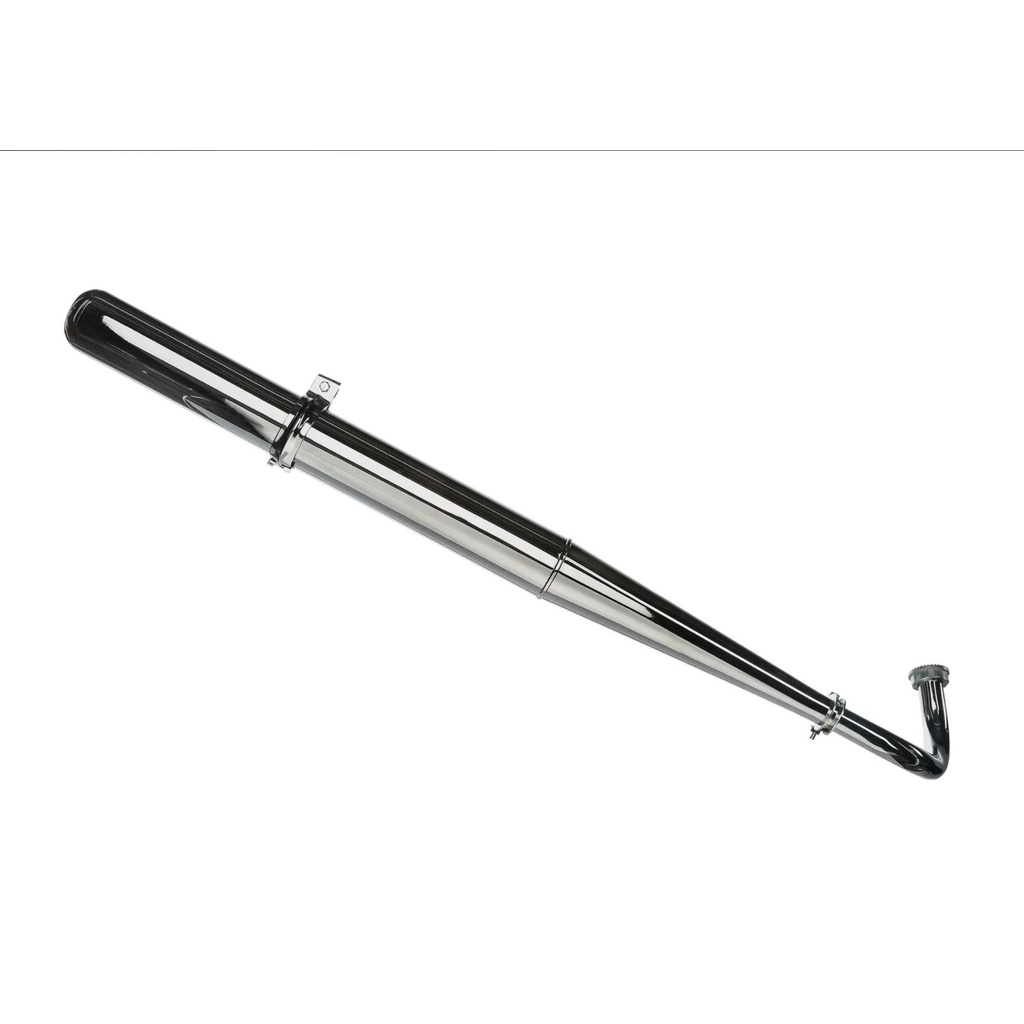 Bộ ống xả pô chrome hoàn chỉnh Simson S51 S50 S70 Standard
