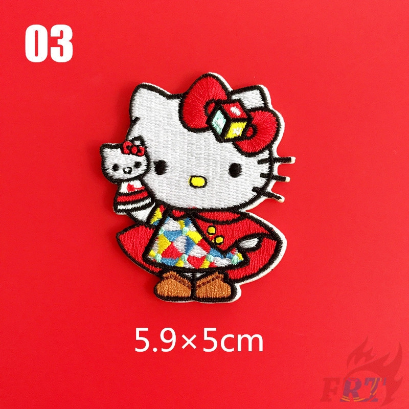 1 Miếng Dán Quần Áo Tự Dính Hình Hello Kitty Dễ Thương