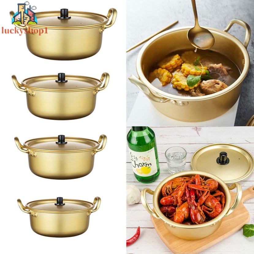 Nồi Nấu Mì Ăn Liền Bằng Nhôm Màu Vàng Phong Cách Hàn Quốc #An#44629#Atg483