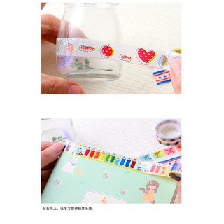 Washitape set màu nổi