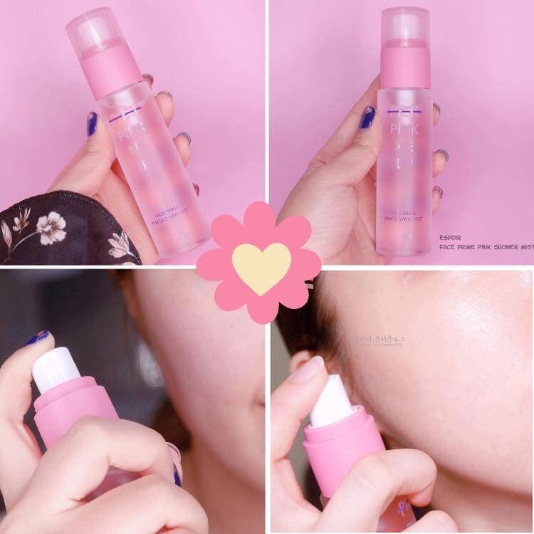 [2IN1] XỊT KHOÁNG + KEM LÓT FACE PRIME PINK SHOWER MIST | BigBuy360 - bigbuy360.vn