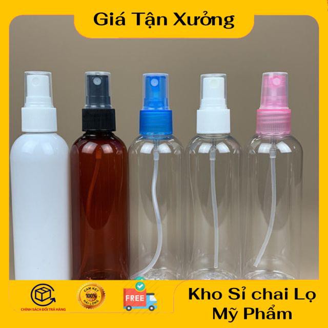 Chai Chiết Mĩ Phẩm ❤ TRÙM SỈ ❤ Chai xịt phun sương thân nâu 20ml,30ml,50ml,100ml , chai lo my pham , phụ kiện du lịch