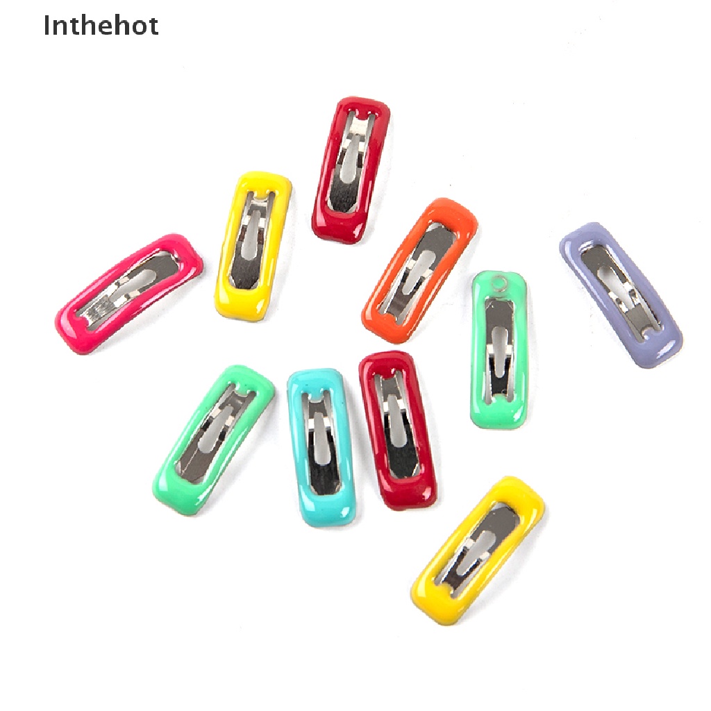 Bộ 10 Kẹp Tóc Nhỏ 2cm Cho Búp Bê Tỉ Lệ 1 / 6 1 / 12