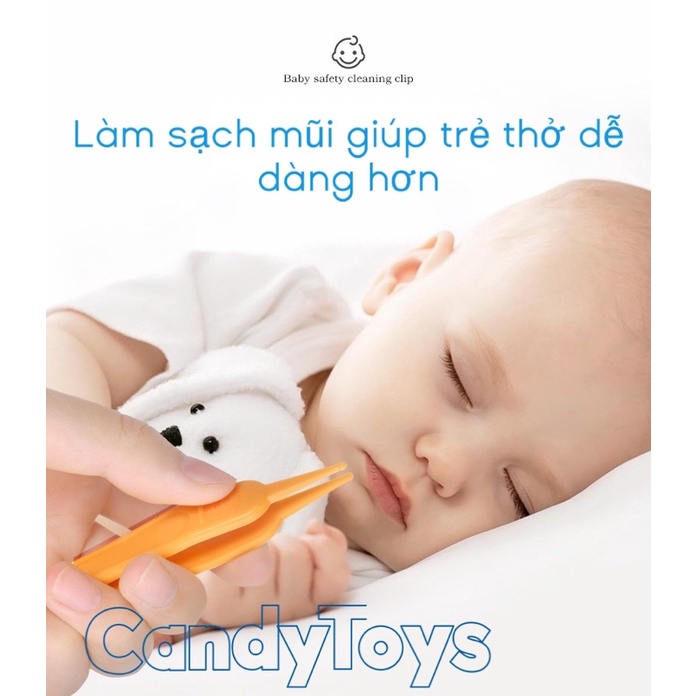 NHÍP GẮP RÁY TAI, VỆ SINH TAI MŨI AN TOÀN CHO BÉ