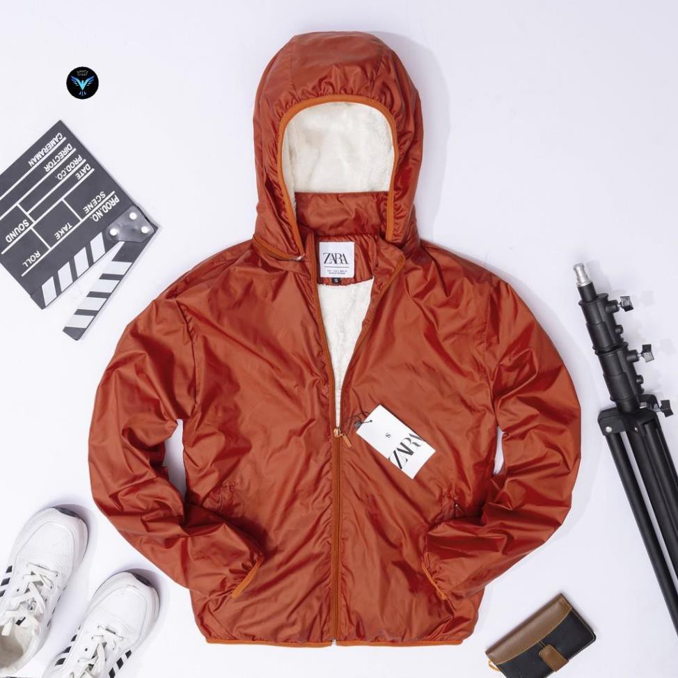 [Hàng đẹp-mũ rời-có túi trong] Áo khoác gió nam nữ LÓT LÔNG cừu màu ghi siêu ấm chắn gió chống nước bền đẹp tiện lợi | BigBuy360 - bigbuy360.vn