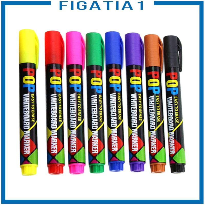 [figatia1] Bảng Trắng Lau Khô Nhiều Màu Sắc Cho Giáo Viên Trẻ Em 8 Màu