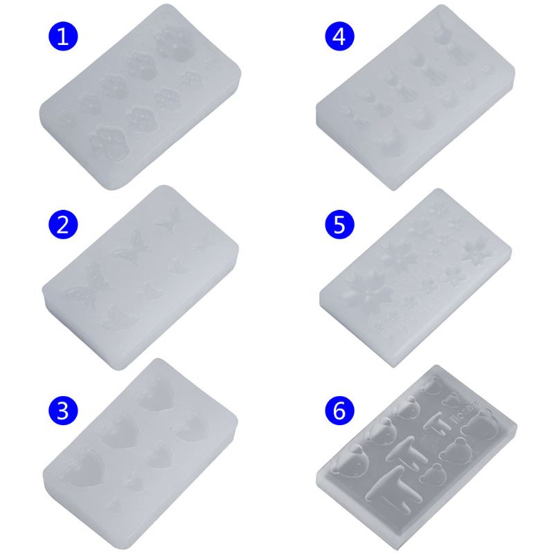 Khuôn silicon làm đồ trang sức tùy chọn kiểu dáng dễ thương