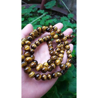 Nguyên liêu mắt hổ nâu 10MM