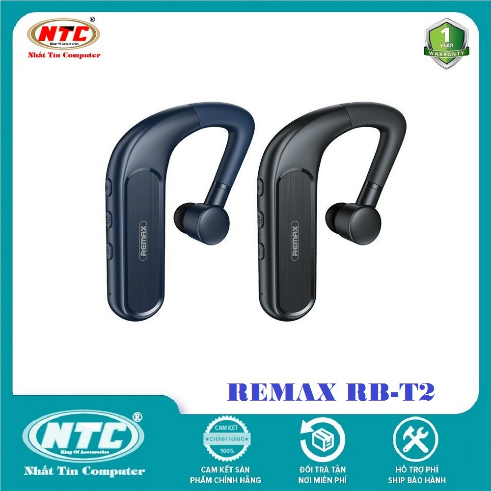 Tai nghe bluetooth nhét tai Remax RB-T2 V5.0, cảm ứng chạm - Hàng chính hãng