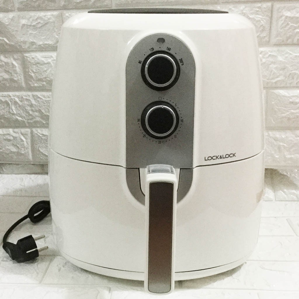 Nồi chiên không dầu Lock&lock Jumbo EJF151WHT 5.2L 1800W