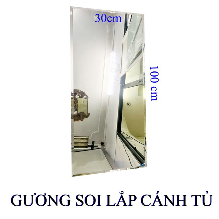 Gương soi thay đồ - Gắn trên cánh tủ nhựa