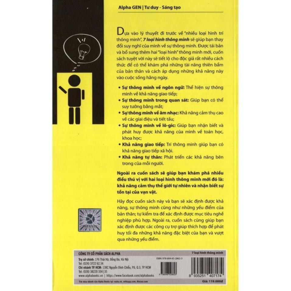 Sách - 7 Loại Hình Thông Minh [AlphaBooks]