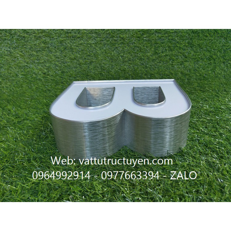 Nhôm uốn chân chữ 1 gờ mầu bạc xước