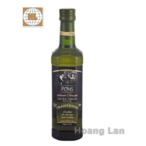 Dầu Olive Extra Virgin PONS 500ml - Tây Ban Nha