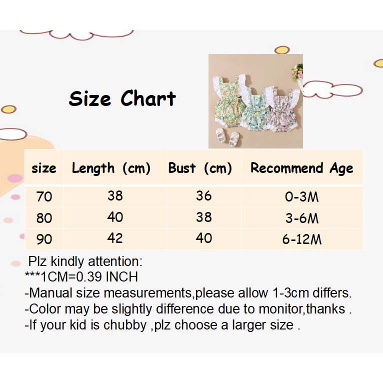 Áo liền quần MIKRDOO sát nách in hoa dễ thương cho bé gái sơ sinh
