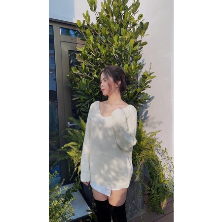 Áo len cổ V DAISY KNIT