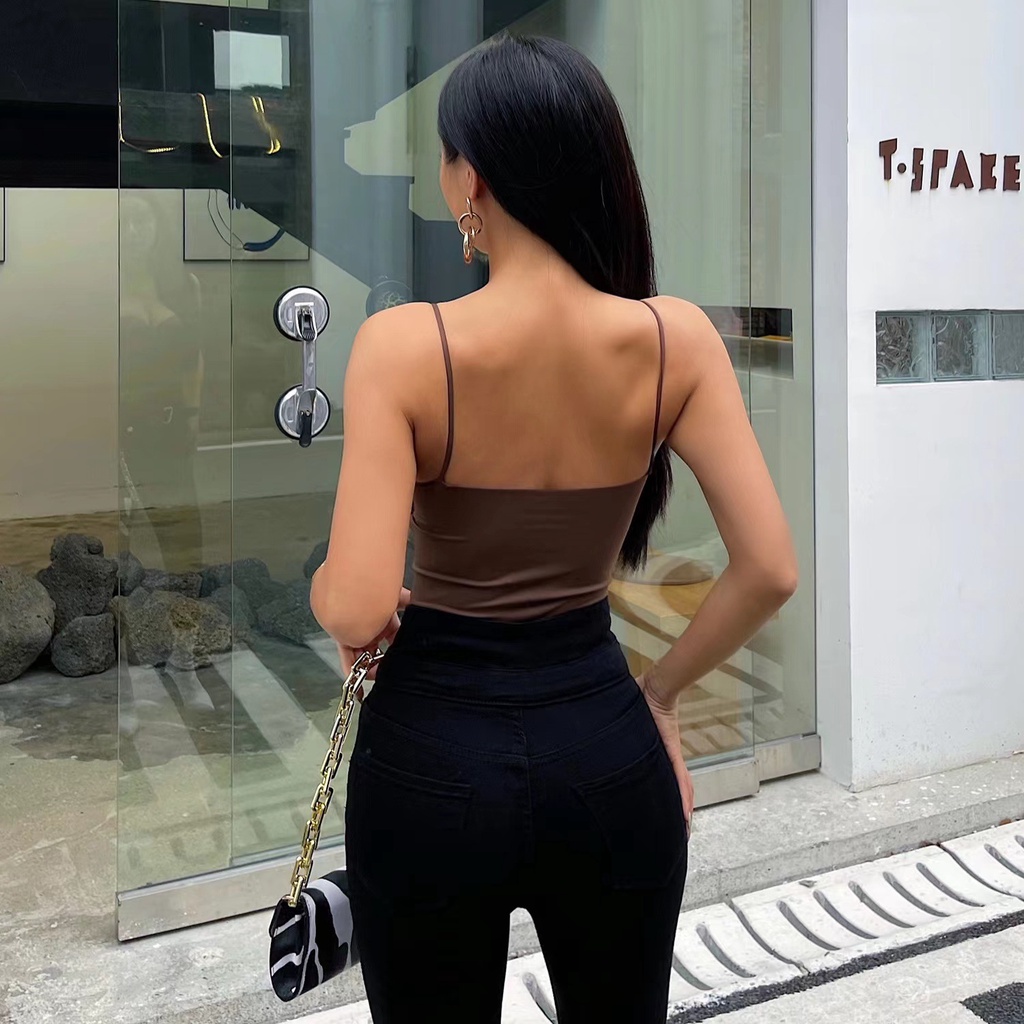 Áo Bra 2 Dây Eva Bra Su Lạnh Có Đệm Nâng Ngực Tôn Dáng Nhẹ Nhàng Sexy - 558
