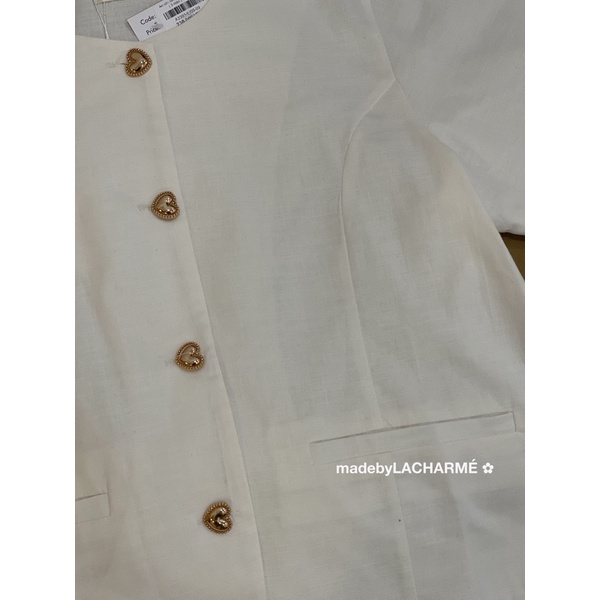 Áo cộc cúc tim GOLD 6205