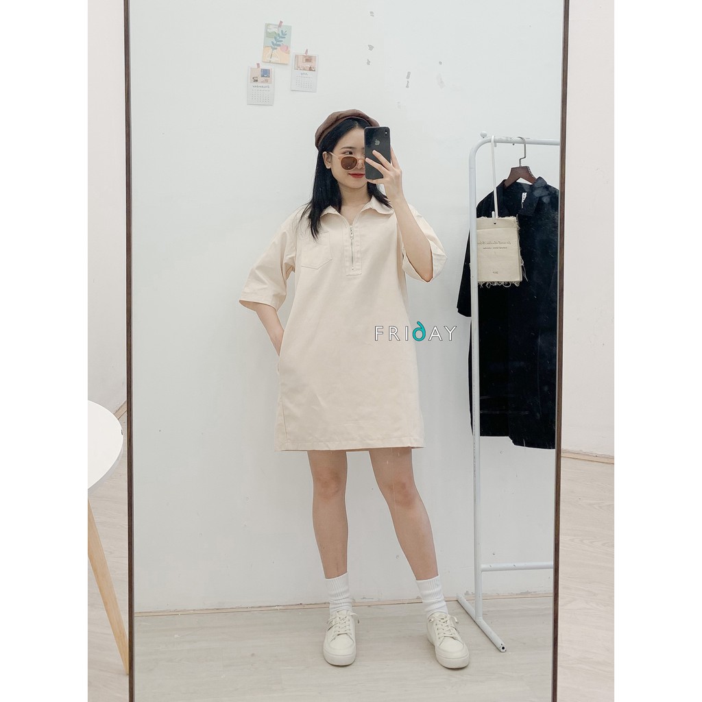 Váy phông polo cổ khoá Friday | BigBuy360 - bigbuy360.vn