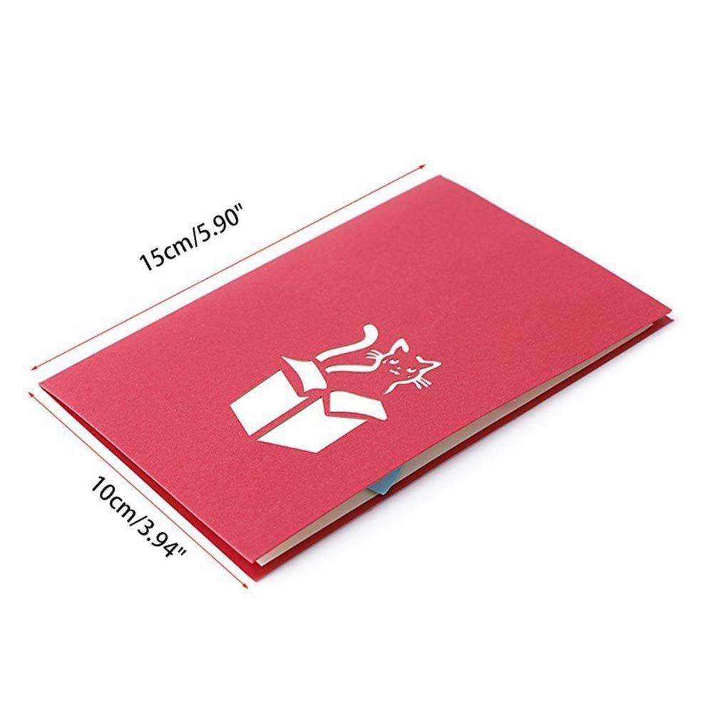 Thiệp Mời Giáng Sinh Hình Động Vật 3D