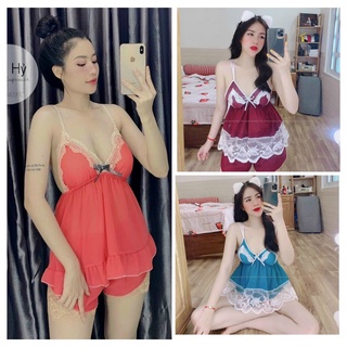 SÉT BỘ NGỦ CÓ MÚT NGỰC - BỘ NGỦ SEXY HOT HIT