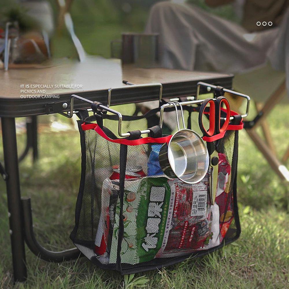 Túi Lưới Đựng Đồ Dùng Có Thể Gấp Gọn Tiện Dụng Mang Theo Du Lịch Dã Ngoại