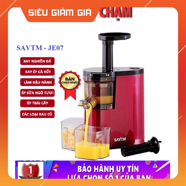 Máy Ép Trái Cây, Máy Ép Chậm SATVM JE07 CHÍNH HÃNG