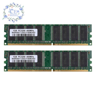 Bộ 2 thẻ nhớ 1gb ddr1-400mhz pc1-3200 184pin dimm ram