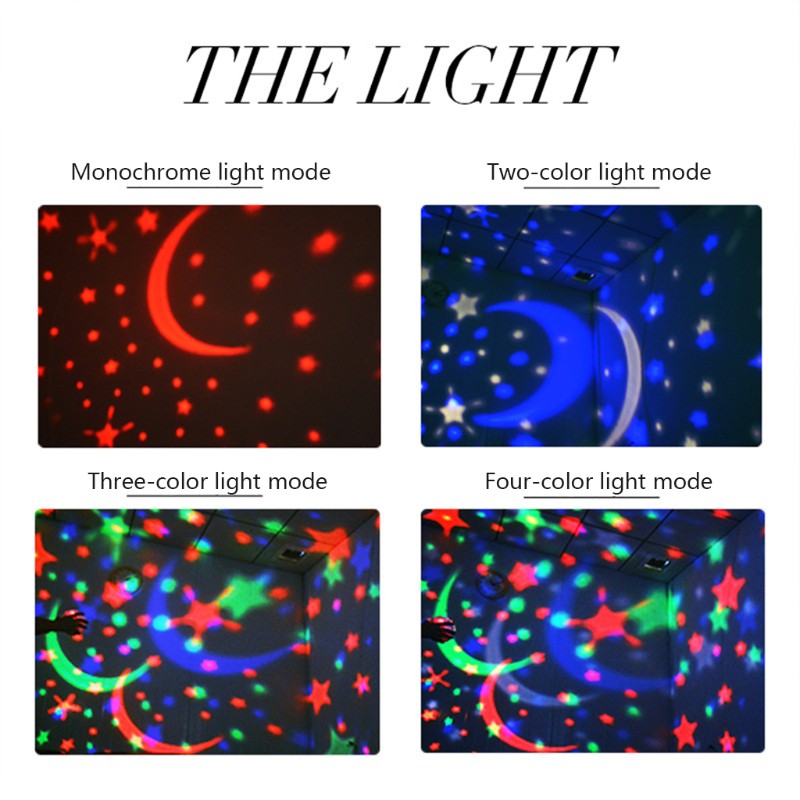 Đèn Led Chiếu Sao Trang Trí Phòng Ngủ Cho Bé