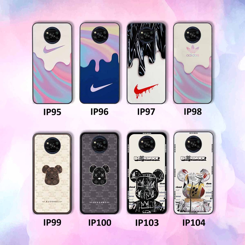 Ốp Xiaomi Poco X3 / Poco X3 Pro bear brick, thể thao, thời trang, ốp lưng cao cấp