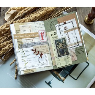 Set mix giấy craft vintage A56