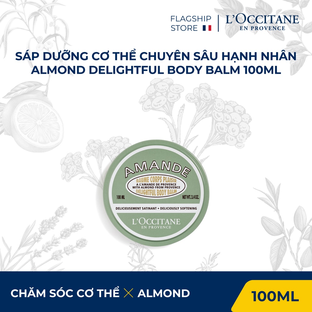 Sáp dưỡng cơ thể chuyên sâu Hạnh Nhân 100ml L'Occitane