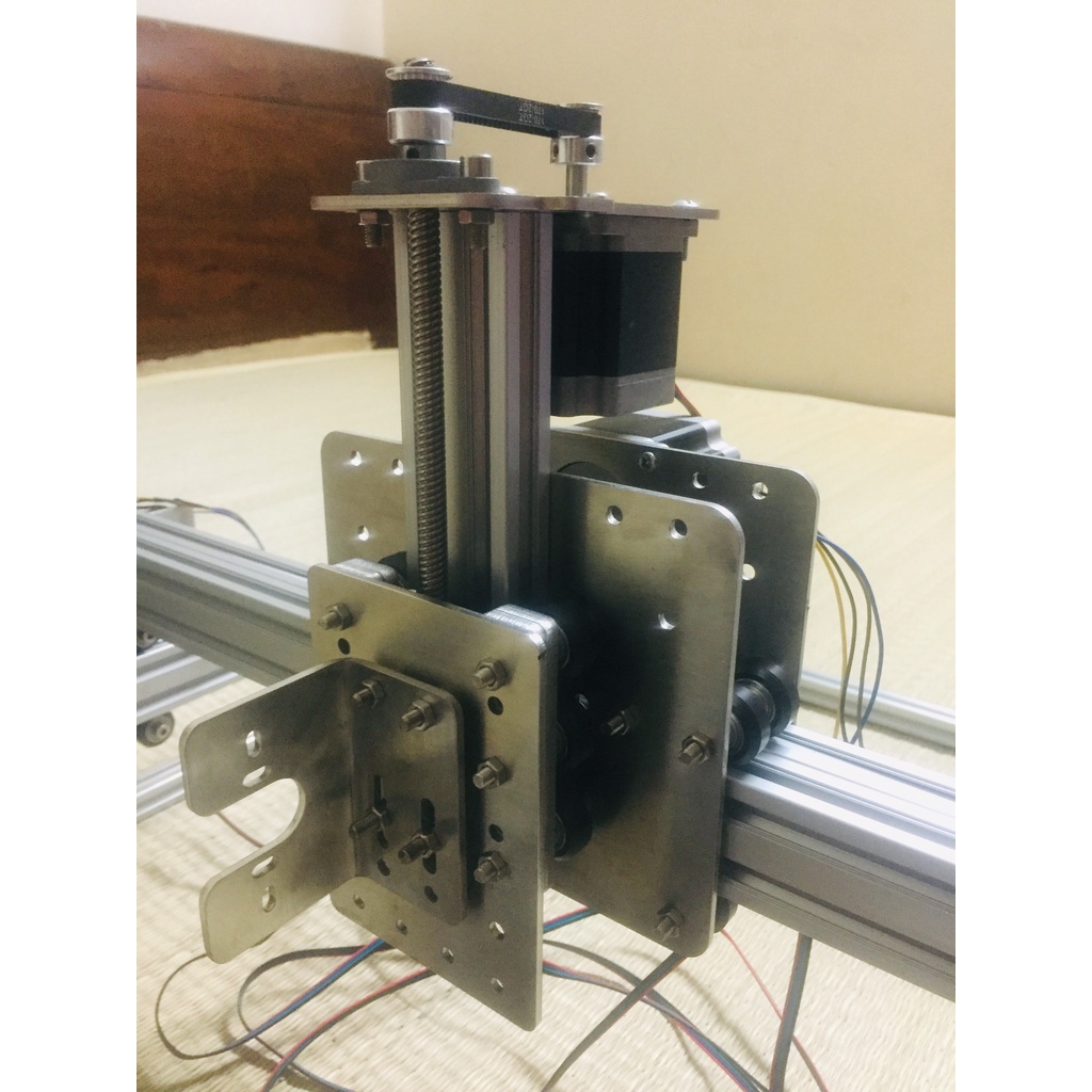 Khung máy khắc , máy phay CNC mini,Bích bằng inox