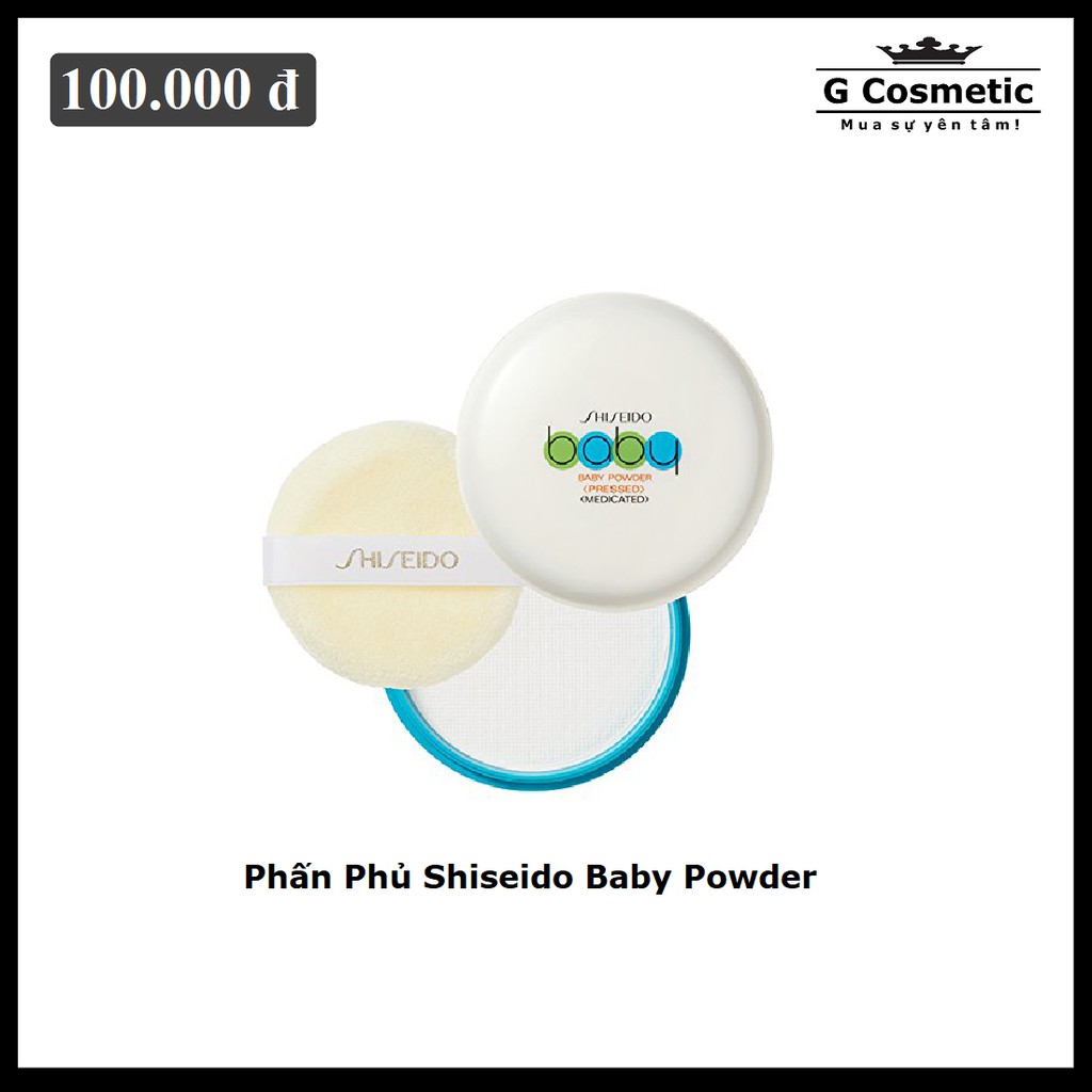 Phấn nén Shiseido Baby powder Pressed - kiềm dầu cực tốt