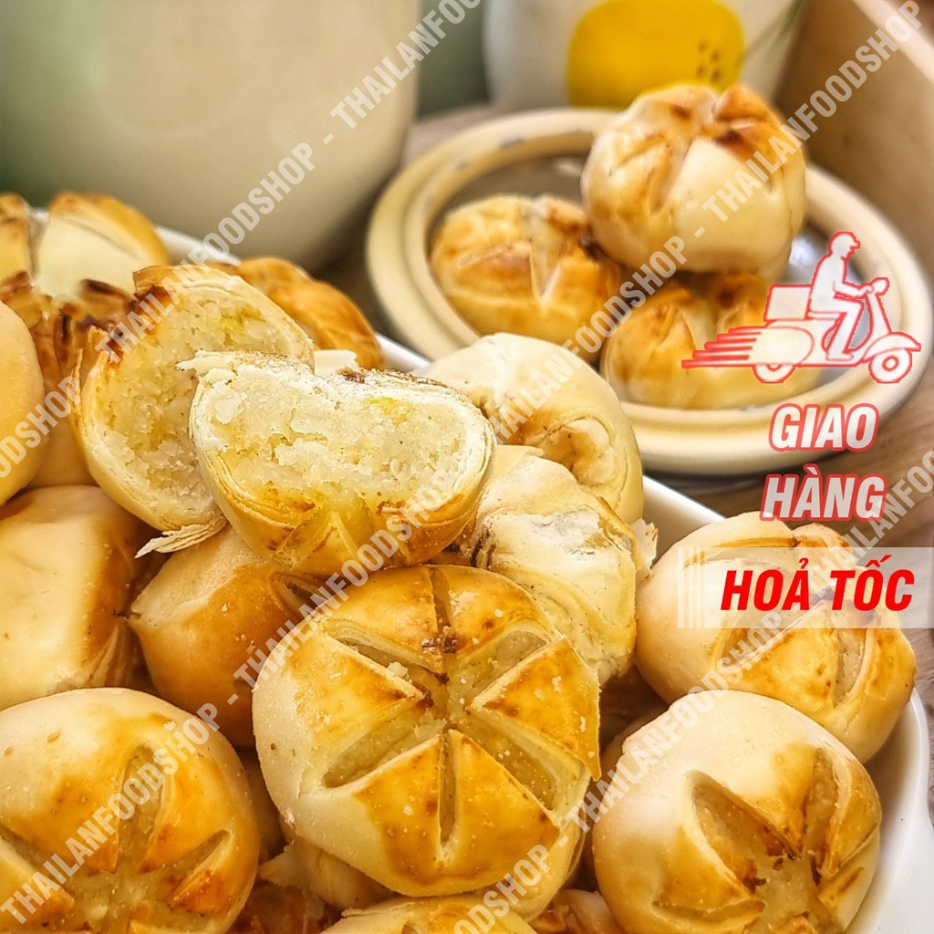 Bánh Dừa Sầu Riêng - Bim Bim Que - Bánh Quy Cá