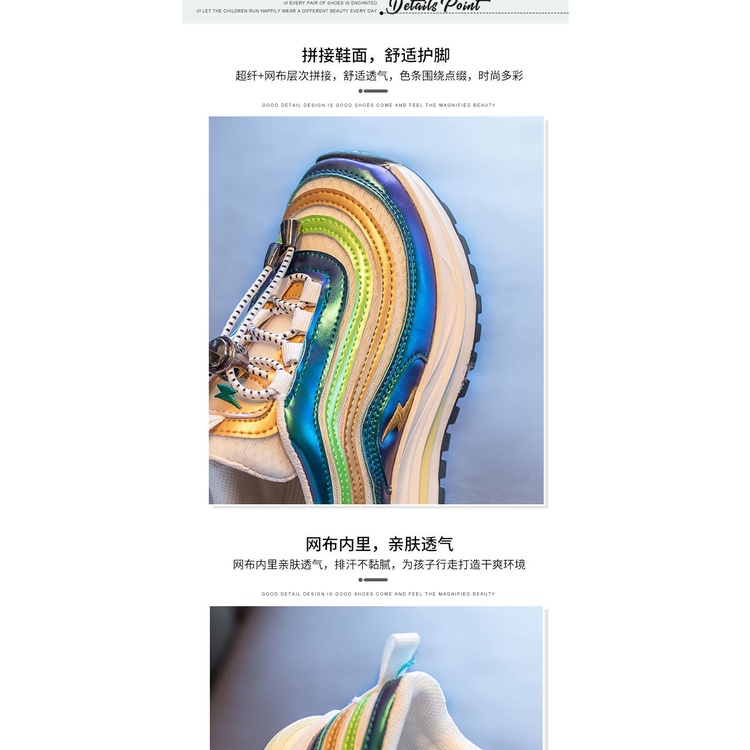 Giày Thể Thao Đế Dày Thoáng Khí Thời Trang Mùa Xuân Cho Trẻ Em 5 Tuổi