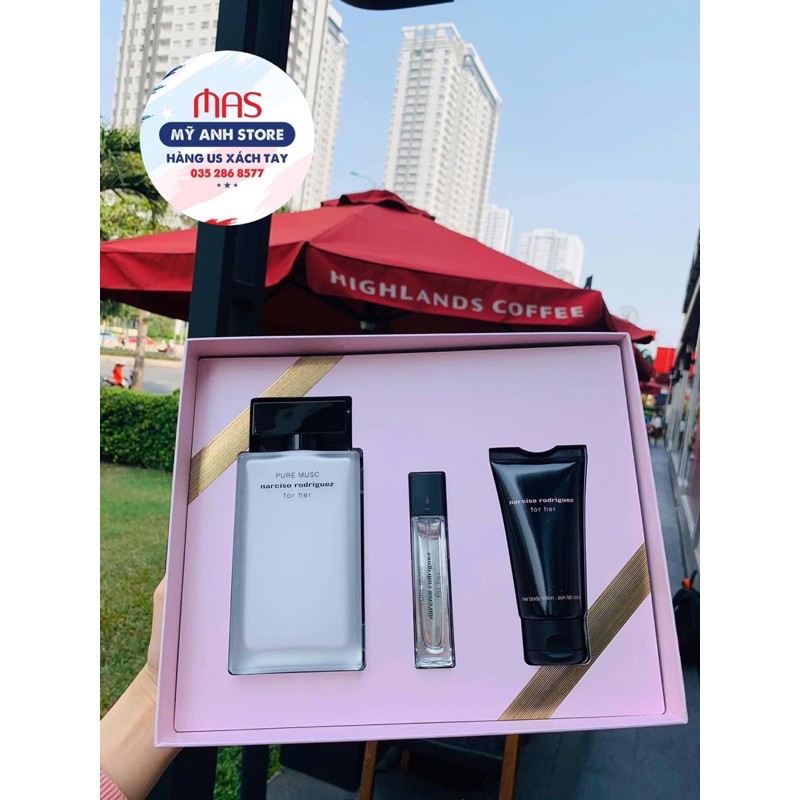 Set nước hoa Set Narciso PURE MUSC For Her 3PCS