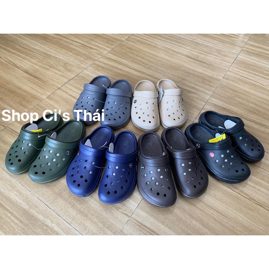 Dép sục nam Thái Lan - Dép Crocs Thái 910A và 916 - Dép sục Thái đế mềm mang không đau chân nhé khách