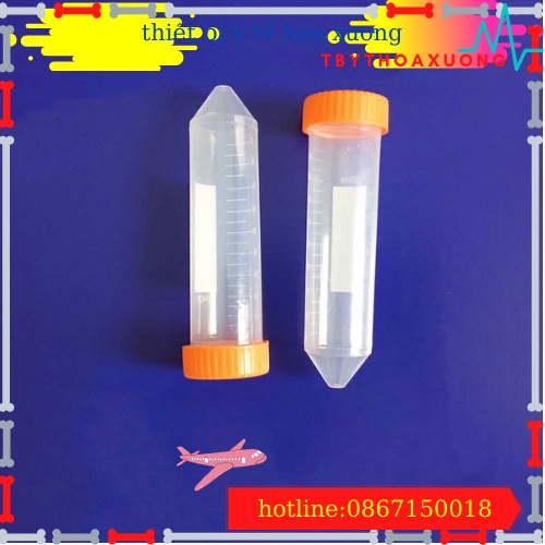 COM BO 10 ỐNG FALCON 50ML-ỐNG MÁY LY TÂM 50 ML NẮP CAM