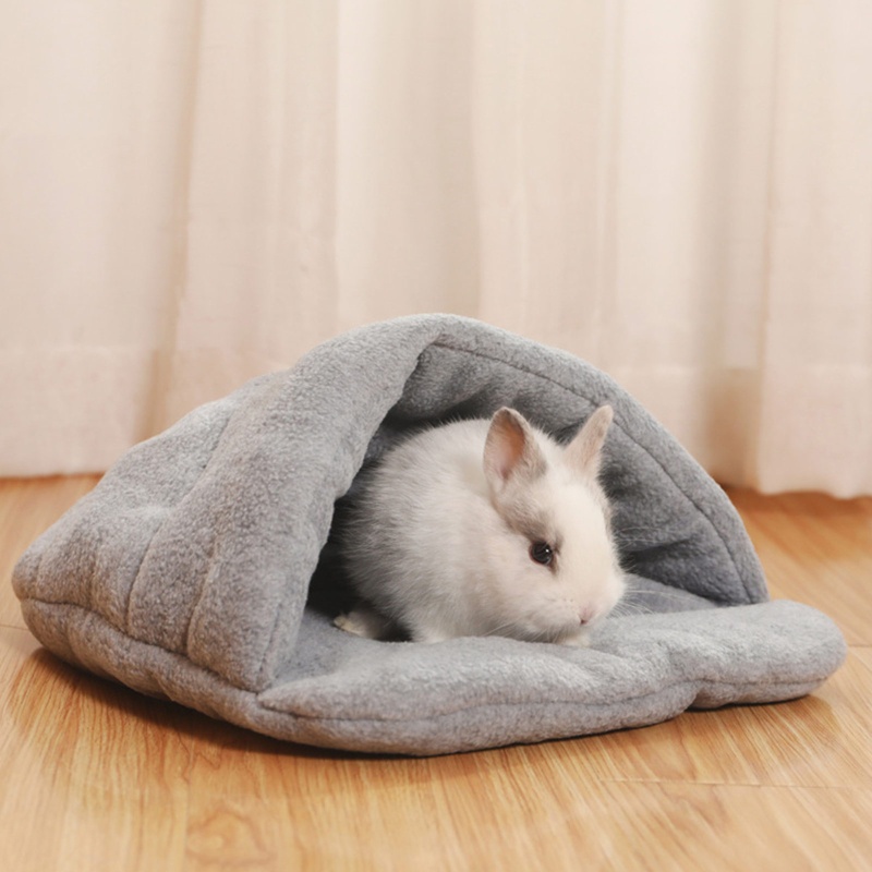 Giường Ngủ Vải Bông Mềm Mại Ấm Áp Cho Thỏ / Chuột Hamster